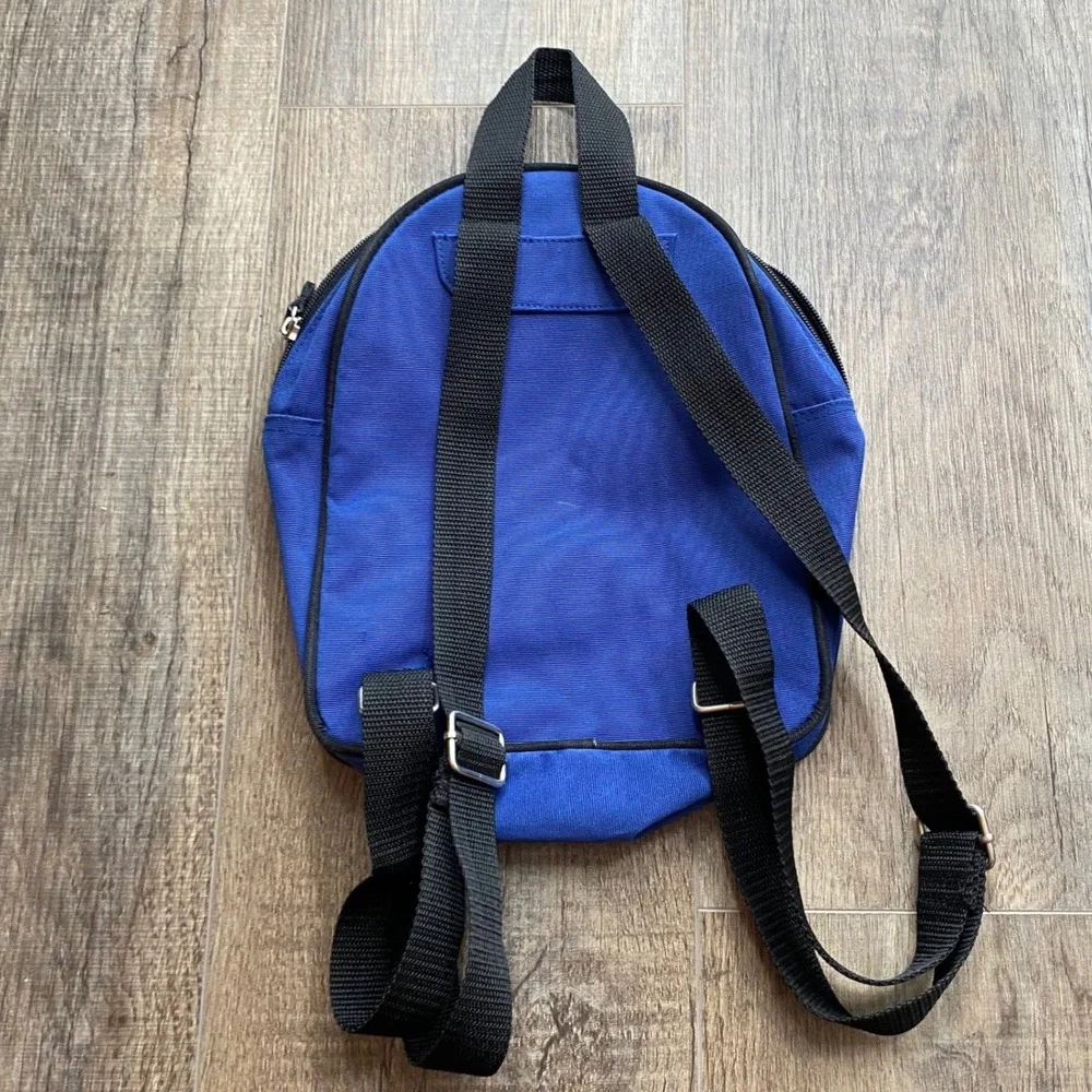 VTG Vintage Winnie the Pooh Mini Backpack‎ – Blue & Tartan Plaid – 90s Disney
